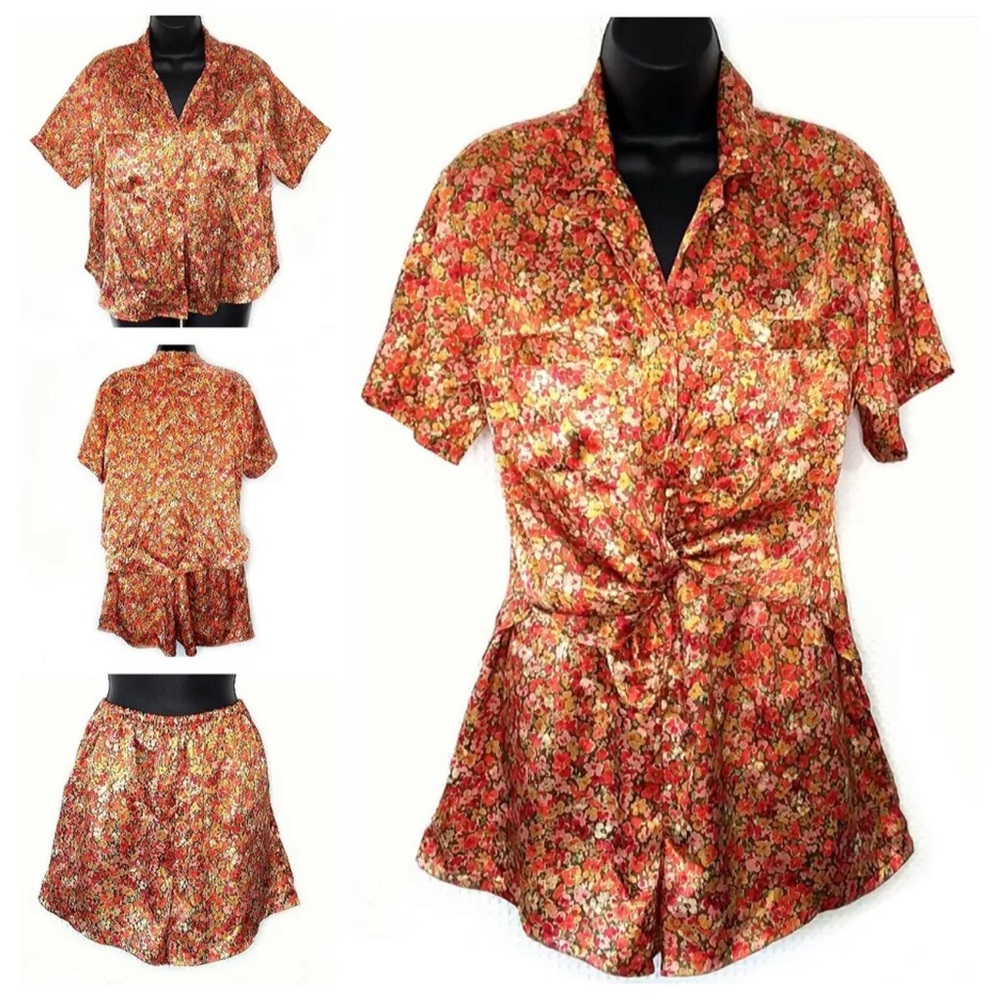 Vintage Victoria's Secret Satin Pajama Set